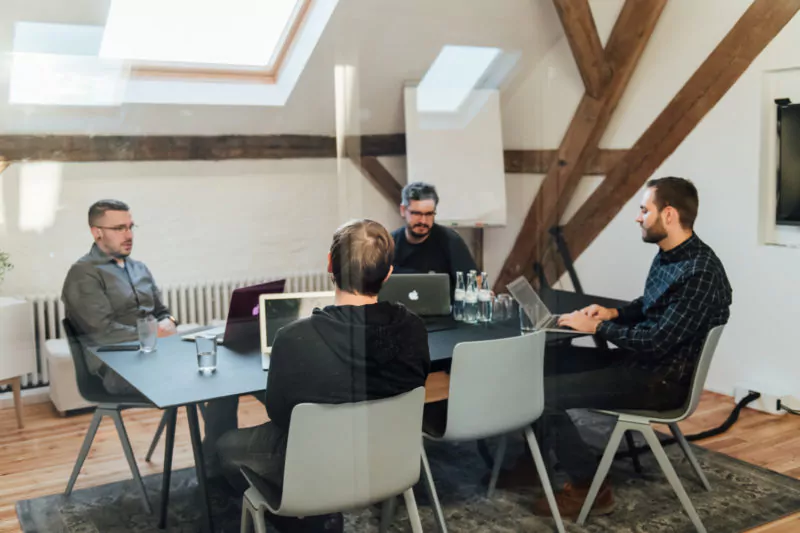 People in a meeting